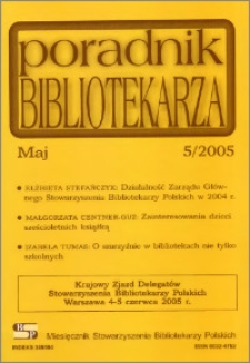Poradnik Bibliotekarza 2005, nr 5