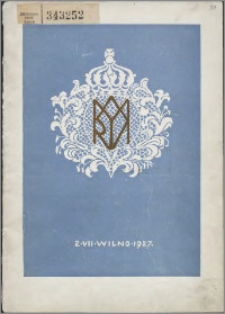 Przemówienie w dniu koronacji cudownego obrazu Matki Boskiej Ostrobramskiej w Wilnie wygłoszone przez Kazimierza-Mikołaja Michalkiewicza, biskupa sufragana wileńskiego d. 2 lipca 1927 r.