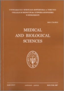 Medical and Biological Sciences 2007 nr 4