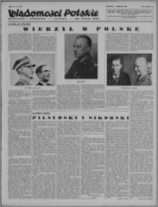 Wiadomości Polskie, Polityczne i Literackie 1943, R. 4 nr 31