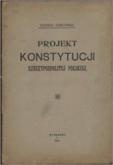 Projekt Konstytucji Rzeczypospolitej Polskiej