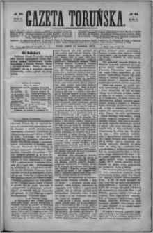 Gazeta Toruńska 1872, R. 6 nr 83