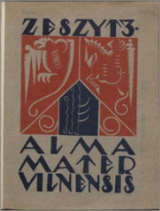 Alma Mater Vilnensis 1925, z. 3