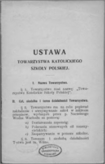 Ustawa Towarzystwa Katolickiego Szkoły Polskiej