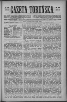 Gazeta Toruńska 1872, R. 6 nr 188 + dodatek