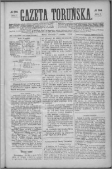 Gazeta Toruńska 1873, R. 7 nr 284