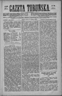 Gazeta Toruńska 1874, R. 8 nr 48