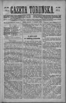Gazeta Toruńska 1874, R. 8 nr 261