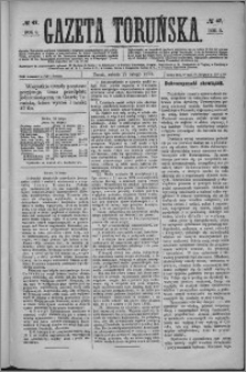 Gazeta Toruńska 1875, R. 9 nr 47