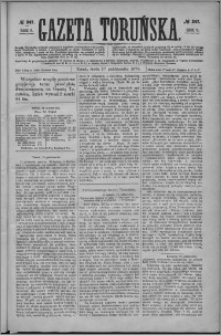 Gazeta Toruńska 1875, R. 9 nr 247