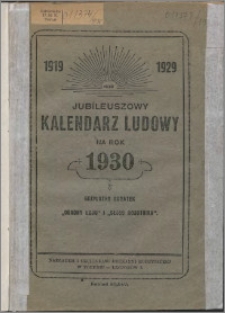 Kalendarz Ludowy na rok 1930