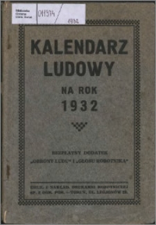 Kalendarz Ludowy na rok 1932