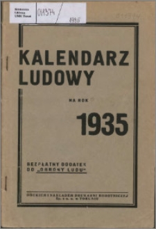Kalendarz Ludowy na rok 1935