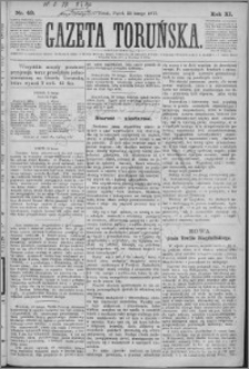Gazeta Toruńska 1877, R. 11 nr 43