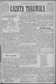 Gazeta Toruńska 1877, R. 11 nr 75