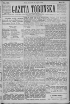 Gazeta Toruńska 1877, R. 11 nr 199