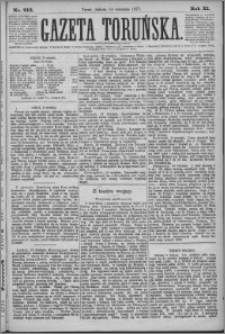 Gazeta Toruńska 1877, R. 11 nr 213