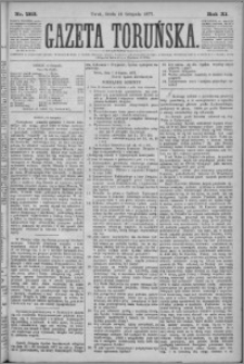 Gazeta Toruńska 1877, R. 11 nr 263