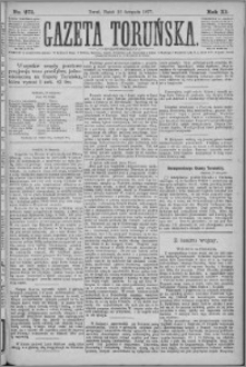 Gazeta Toruńska 1877, R. 11 nr 271