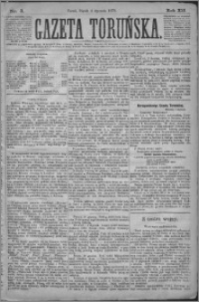 Gazeta Toruńska 1878, R. 12 nr 3