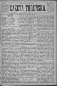 Gazeta Toruńska 1878, R. 12 nr 7