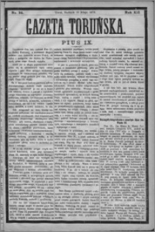 Gazeta Toruńska 1878, R. 12 nr 34
