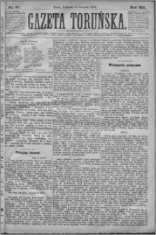 Gazeta Toruńska 1878, R. 12 nr 87