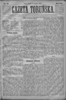 Gazeta Toruńska 1878, R. 12 nr 88