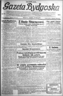 Gazeta Bydgoska 1923.11.25 R.2 nr 271