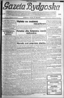 Gazeta Bydgoska 1923.11.27 R.2 nr 272
