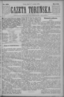 Gazeta Toruńska 1878, R. 12 nr 224