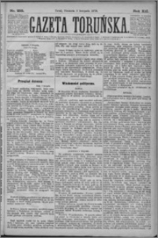 Gazeta Toruńska 1878, R. 12 nr 255