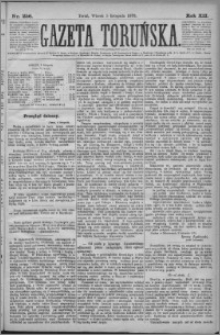 Gazeta Toruńska 1878, R. 12 nr 256