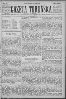 Gazeta Toruńska 1879, R. 13 nr 79