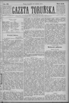 Gazeta Toruńska 1879, R. 13 nr 83