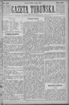 Gazeta Toruńska 1879, R. 13 nr 103
