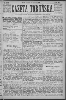 Gazeta Toruńska 1879, R. 13 nr 145