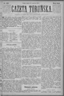 Gazeta Toruńska 1879, R. 13 nr 147