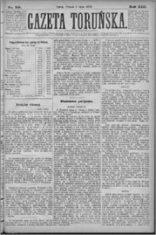 Gazeta Toruńska 1879, R. 13 nr 155