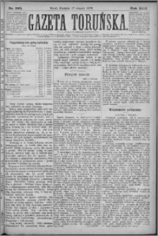 Gazeta Toruńska 1879, R. 13 nr 190