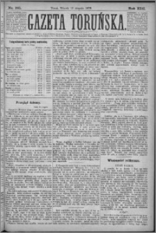 Gazeta Toruńska 1879, R. 13 nr 191