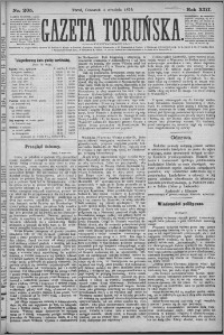 Gazeta Toruńska 1879, R. 13 nr 205