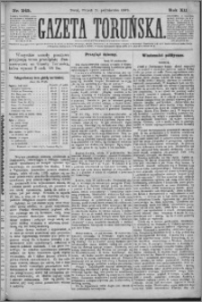 Gazeta Toruńska 1879, R. 13 nr 245