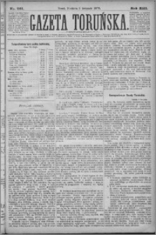 Gazeta Toruńska 1879, R. 13 nr 261