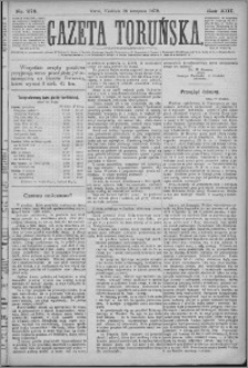 Gazeta Toruńska 1879, R. 13 nr 279