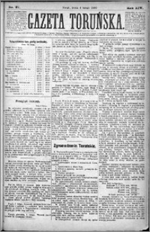 Gazeta Toruńska 1880, R. 14 nr 27 + dodatek