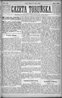 Gazeta Toruńska 1880, R. 14 nr 71