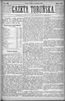 Gazeta Toruńska 1880, R. 14 nr 93 + dodatek