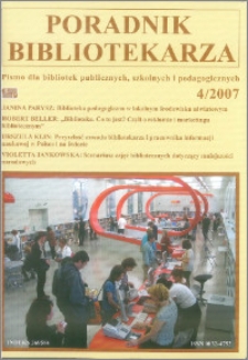 Poradnik Bibliotekarza 2007, nr 4