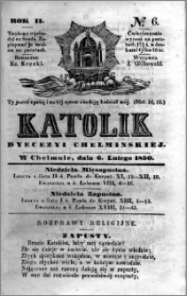 Katolik Dyecezyi Chełmińskiej 1850.02.06 nr 6